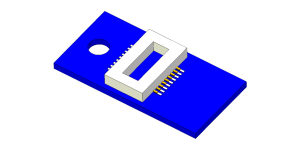 ESU 51999 - Adapterplatine Next18 für 6 Ausgänge, Lötkontakten und angelöteten Kabeln